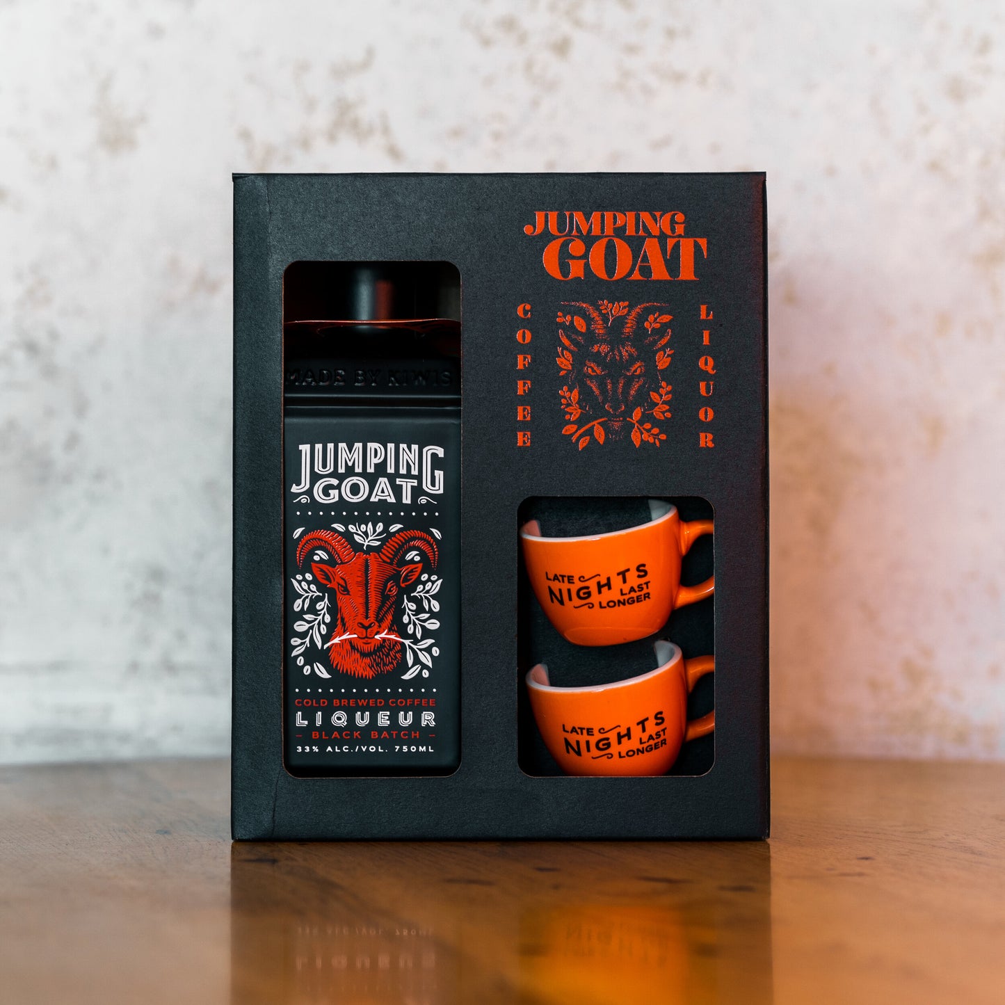 JUMPING GOAT GIFT PACK (VODKA OR WHISKY)