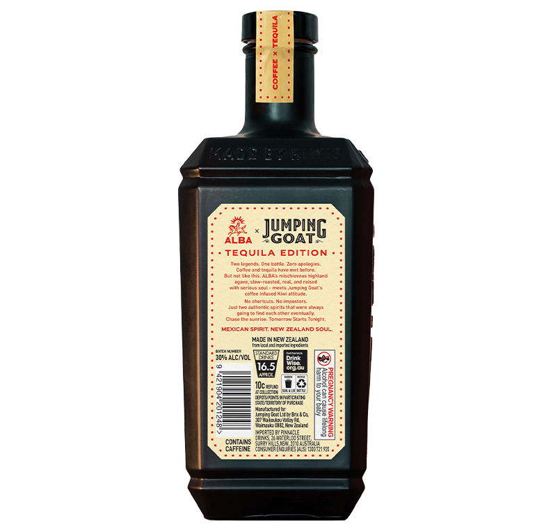 JUMPING GOAT x ALBA COFFEE INFUSED TEQUILA LIQUEUR 700ml