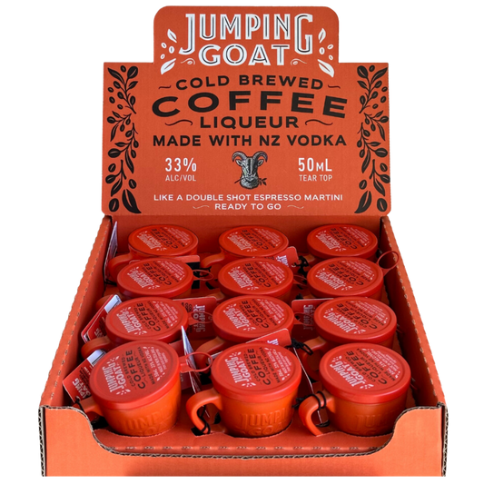 Coffee Infused Vodka Tear Tab Cups - 50ml / 12 Pack