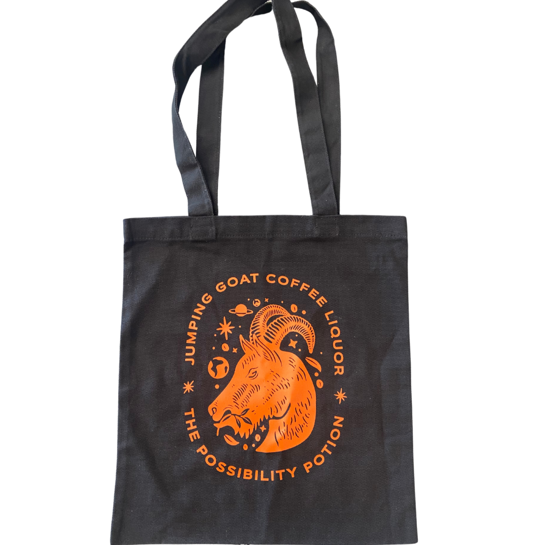 Jumping Goat Tote Bag