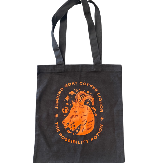 Jumping Goat Tote Bag